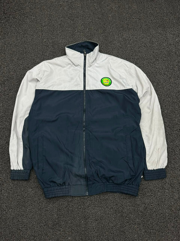 Vintage Colorblock Zip-Up Windbreaker Jacket