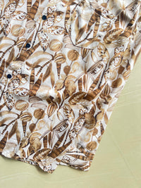 Premium Floral Print Button-Up Shirt