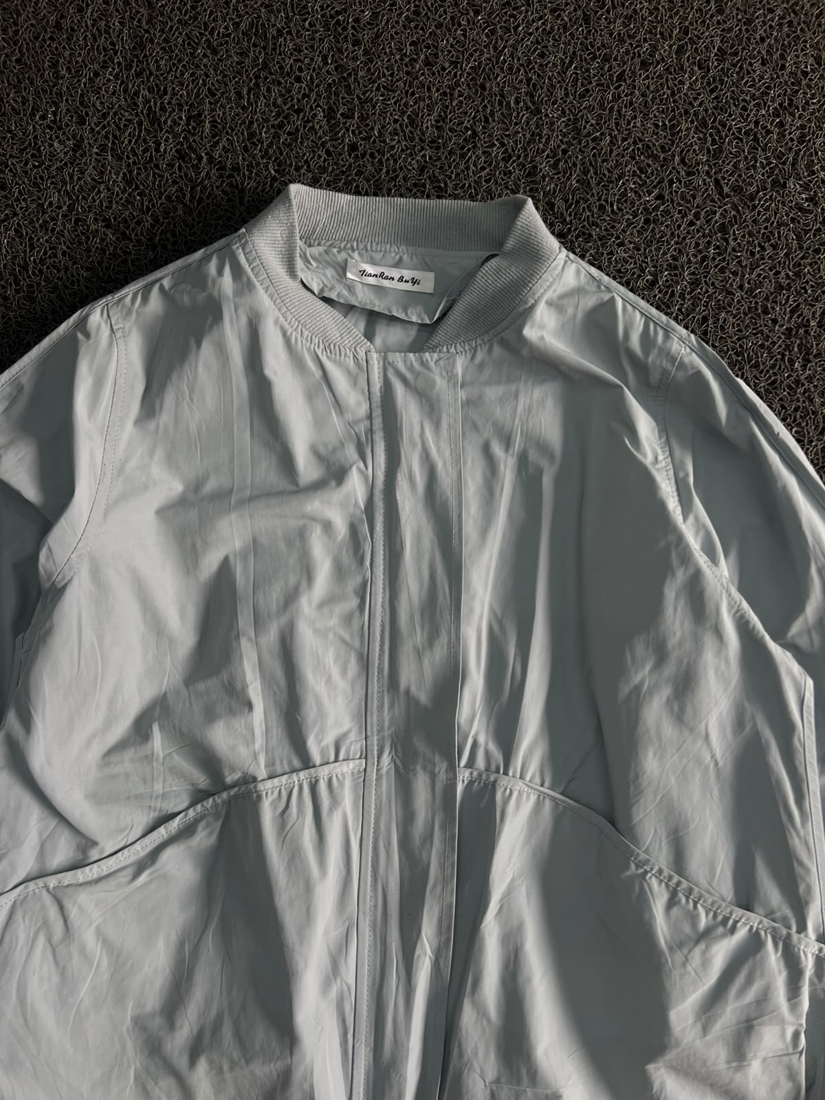 Lightweight Oversized Bomber Jacket | Full Zip Casual Windbreaker