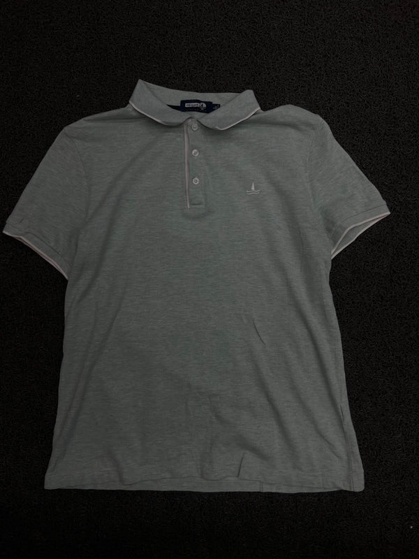 Polo T-Shirt with Embroidered Sailboat Logo