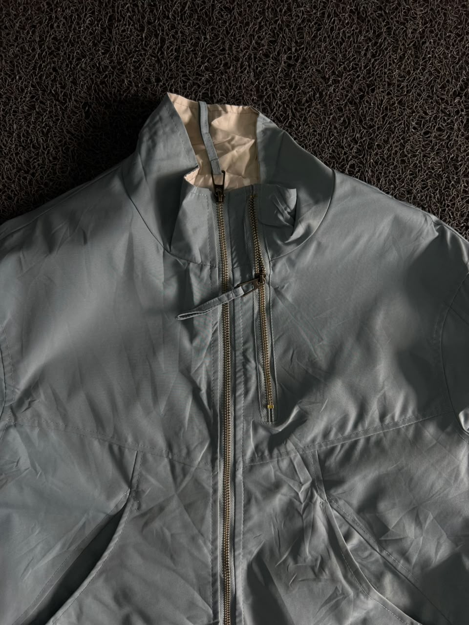 Lightweight Stand Collar Zip-Up Jacket