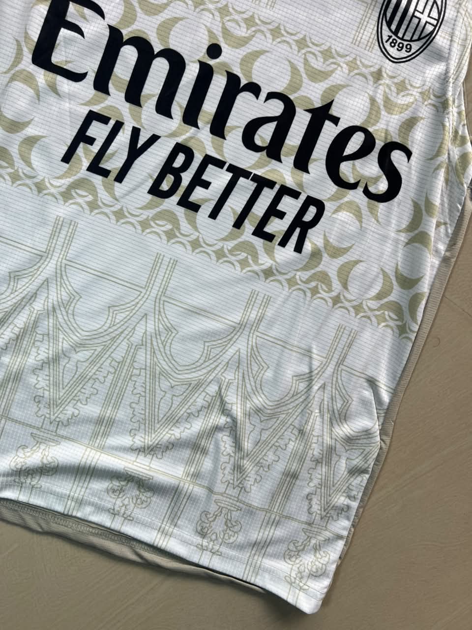 AC Milan 2025/26 White Sleeveless Training Jersey