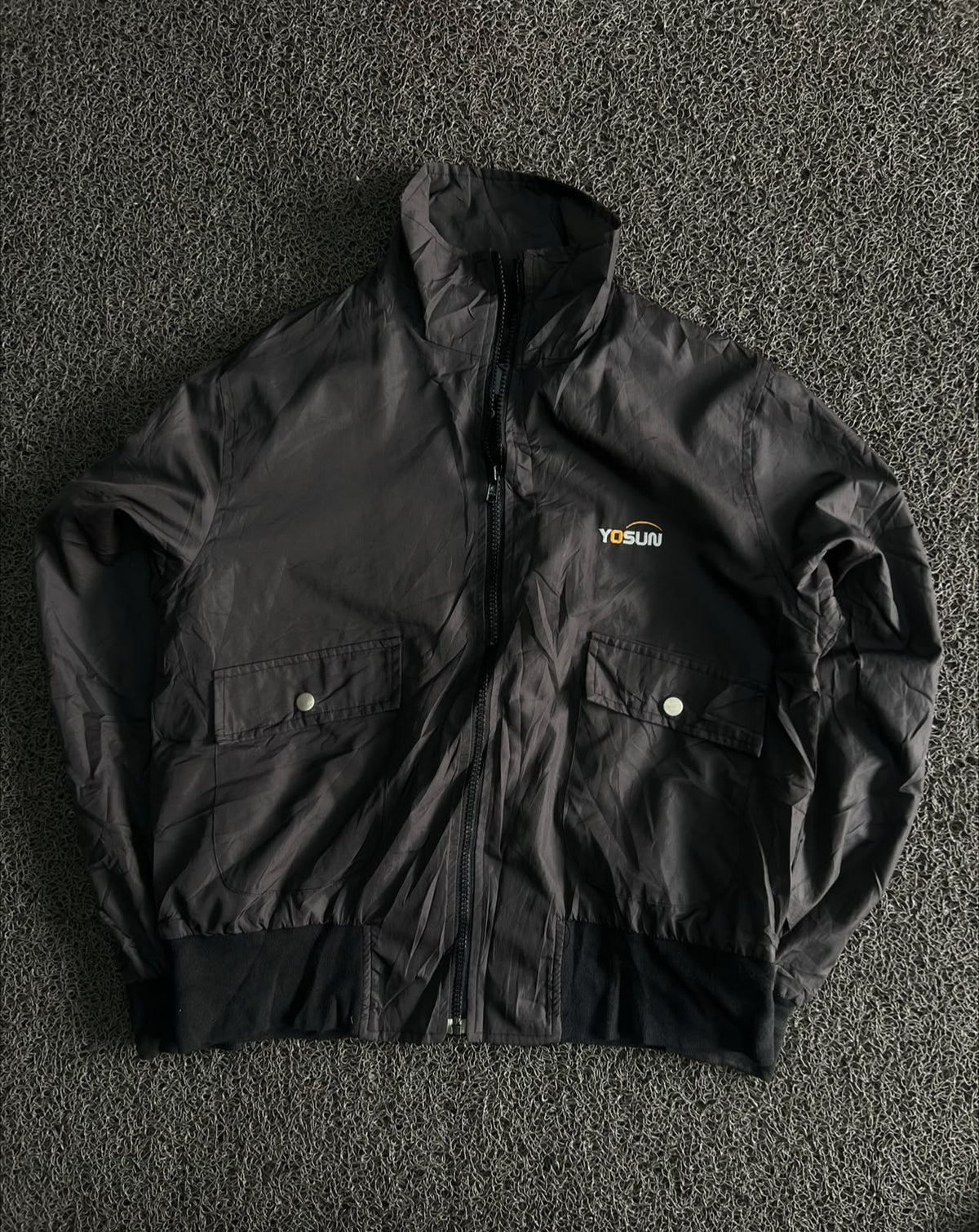 Utility Jacket with Front Zip & Cargo Pockets