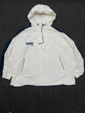 BUOKS 1983 White Hooded Windbreaker Jacket