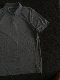Men’s Melange Polo T-Shirt with Classic Collar