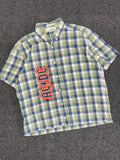 Plaid Short Sleeve Button-Up Shirt – Regular