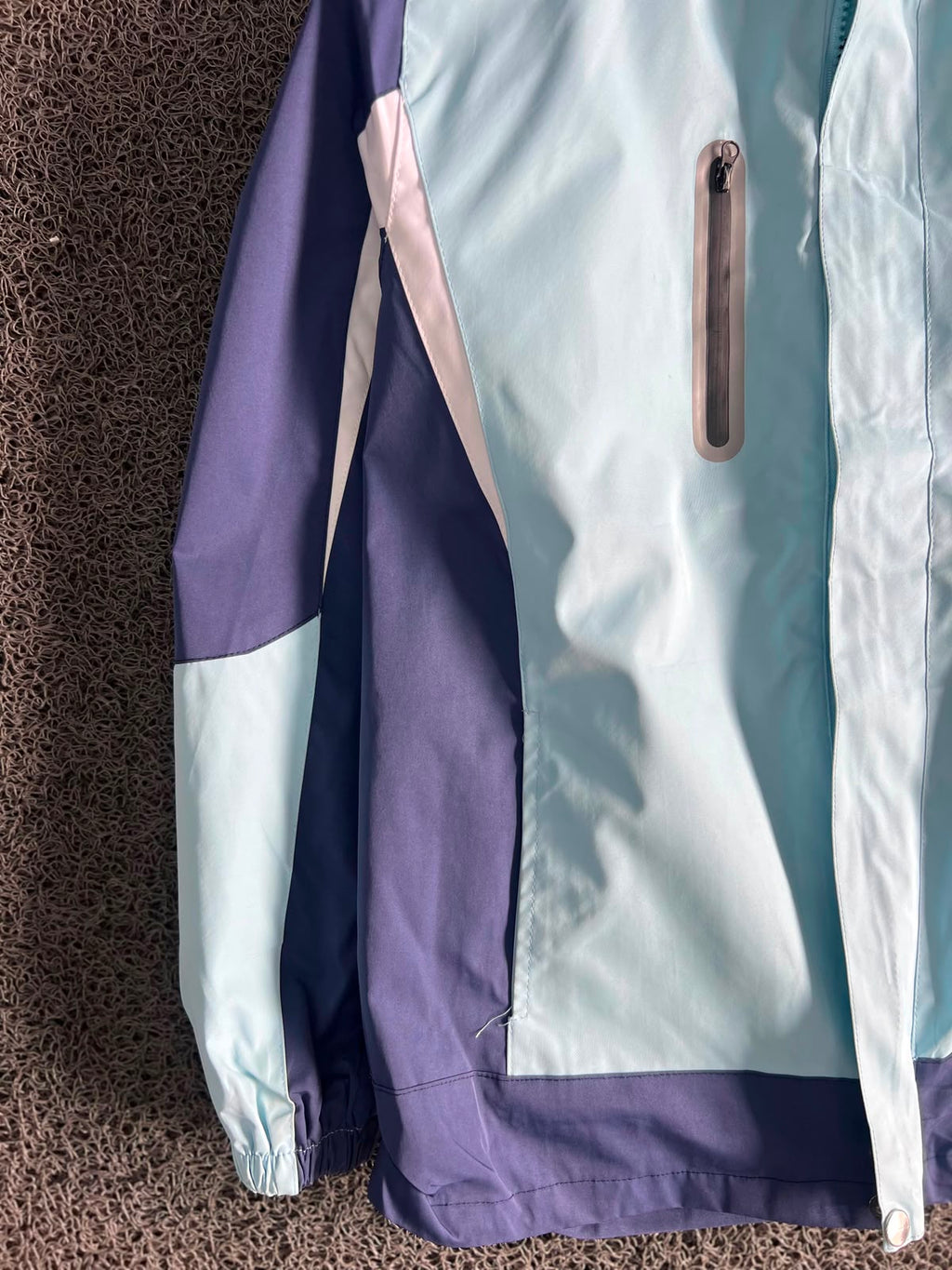 Men's Colorblock Hooded Windbreaker Jacket