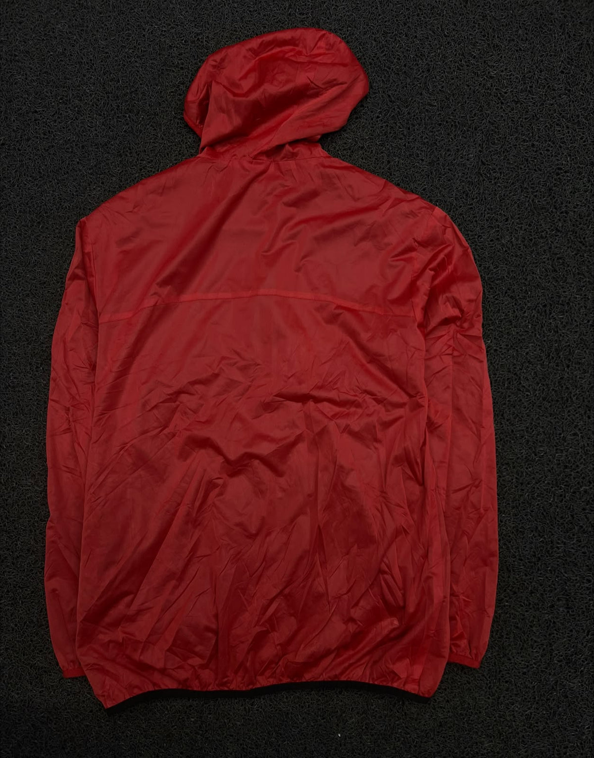 Red Fun Outdoor Hooded Full-Zip Lightweight Jacket