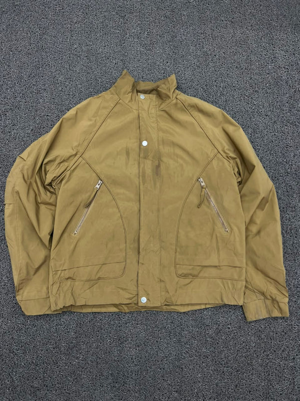 Vintage Lightweight Zip Pocket Windbreaker Jacket