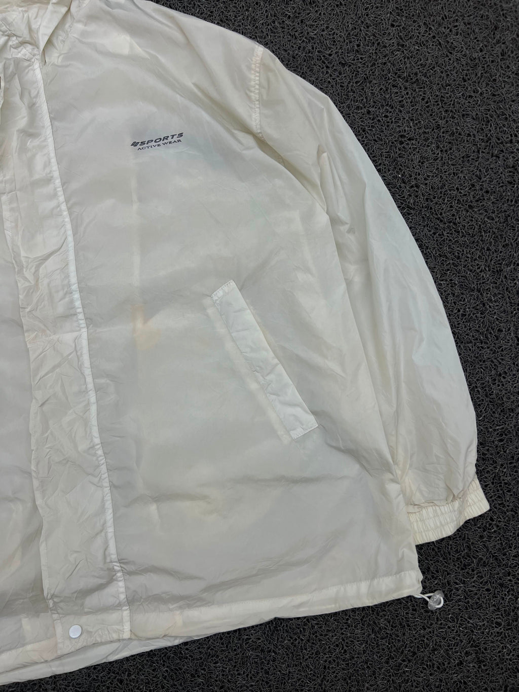 Sports Activewear Windbreaker Jacket – Lightweight Snap Front