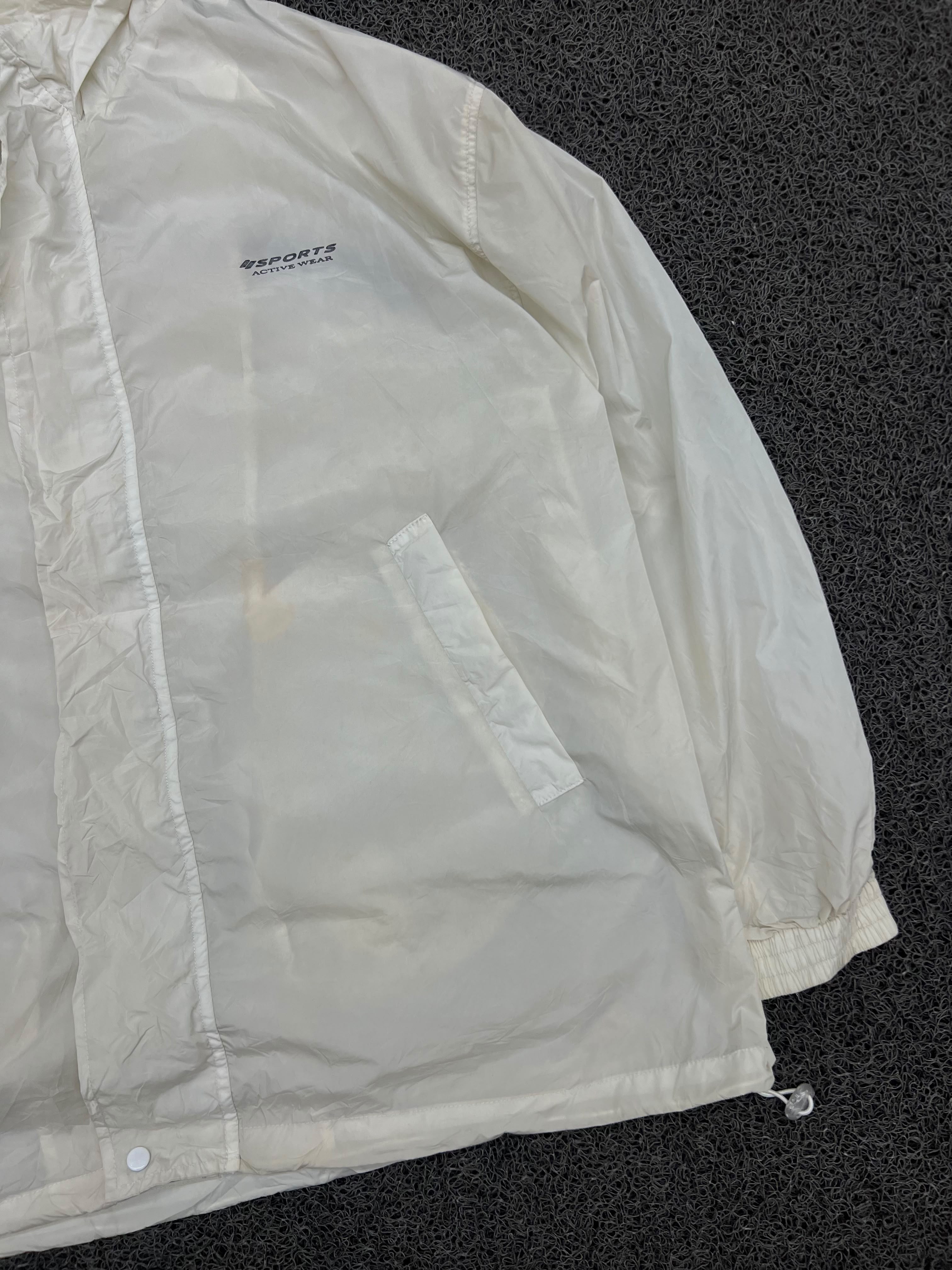 Sports Activewear Windbreaker Jacket – Lightweight Snap Front