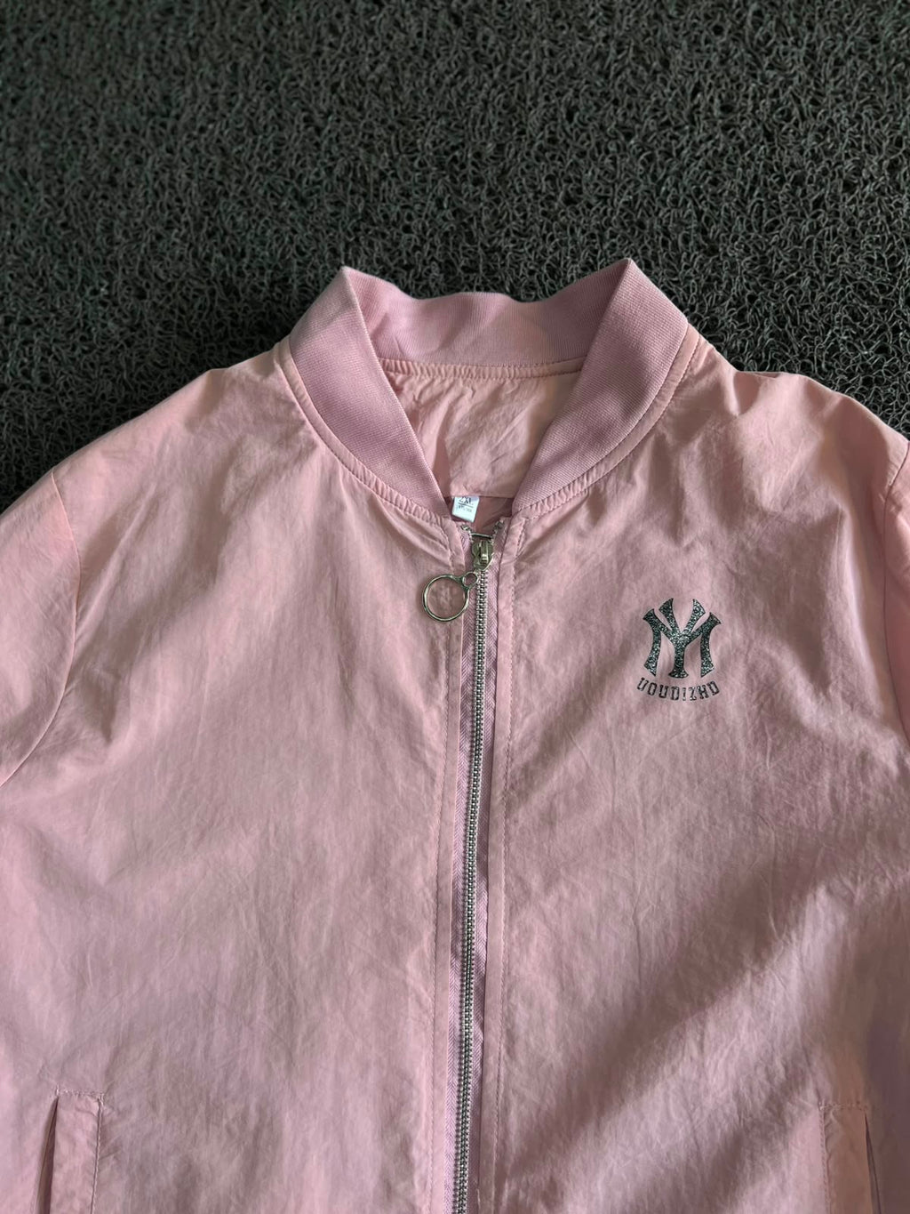 NY Embroidered Lightweight Bomber Jacket