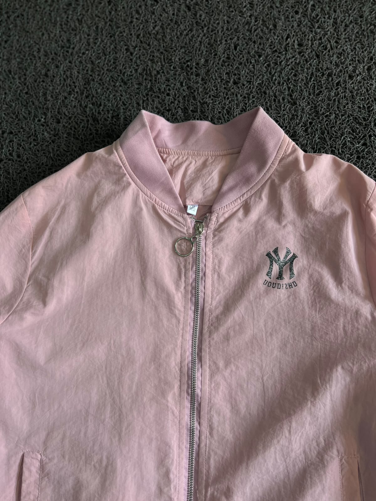 NY Embroidered Lightweight Bomber Jacket