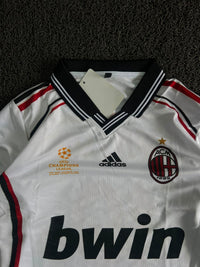 AC Milan 2025/26 Away Jersey – Rafael Leão #10 Long Sleeve | White | UEFA Champions League Edition