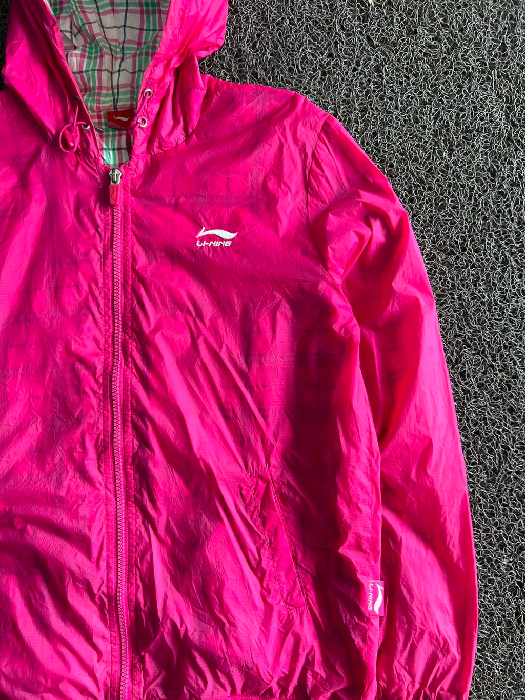 Li-Ning Full Zip Hooded Performance Jacket – Pink