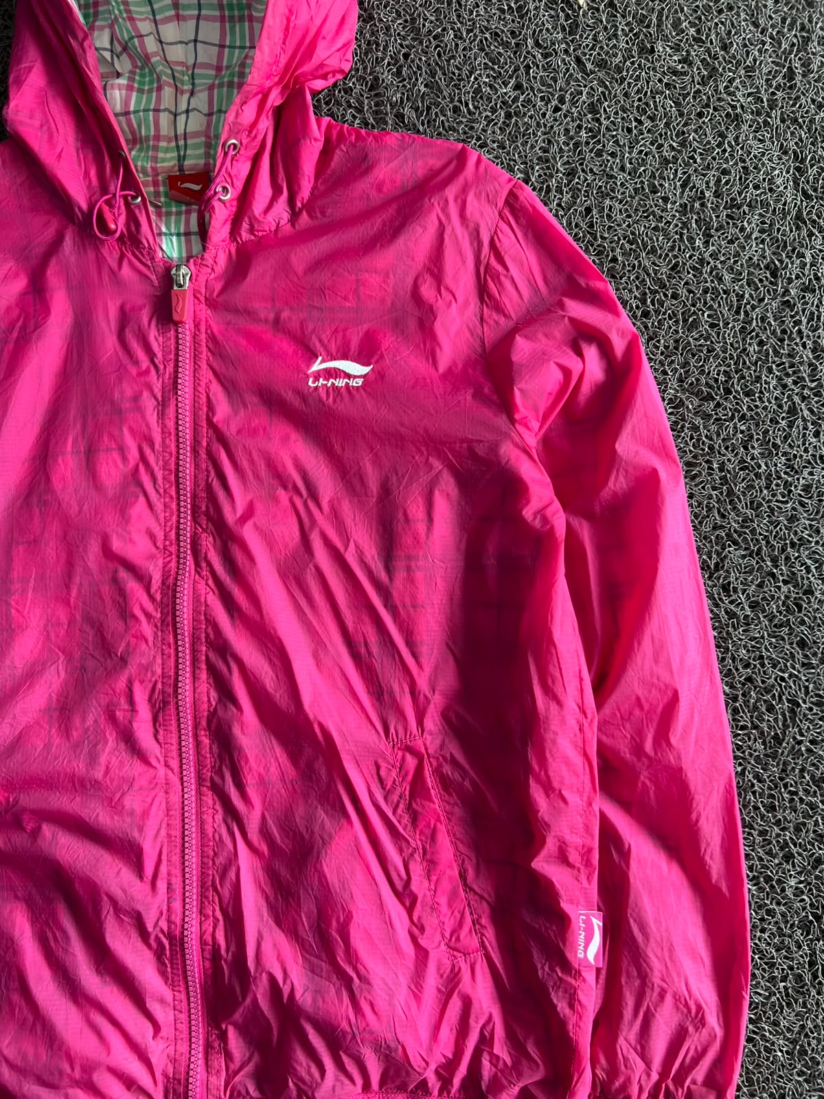 Li-Ning Full Zip Hooded Performance Jacket – Pink
