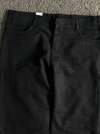 Vintage Black Straight Fit Denim Baggy Jeans