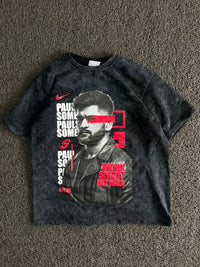 Paul Some Graphic Acid Wash T-Shirt