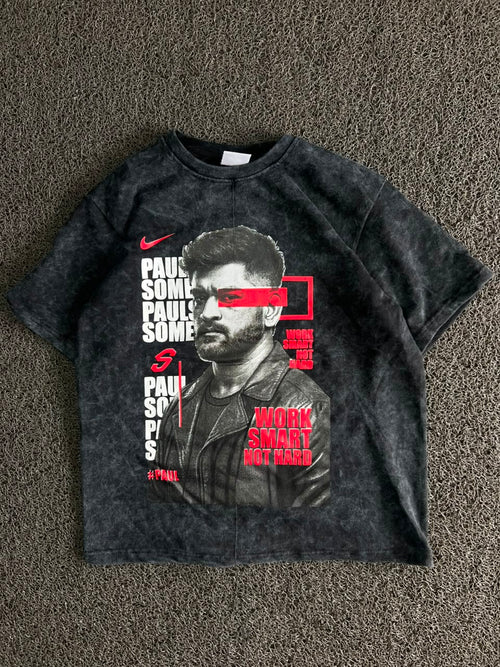 Paul Some Graphic Acid Wash T-Shirt