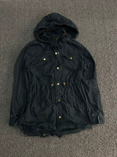 Vintage Hooded Utility Jacket