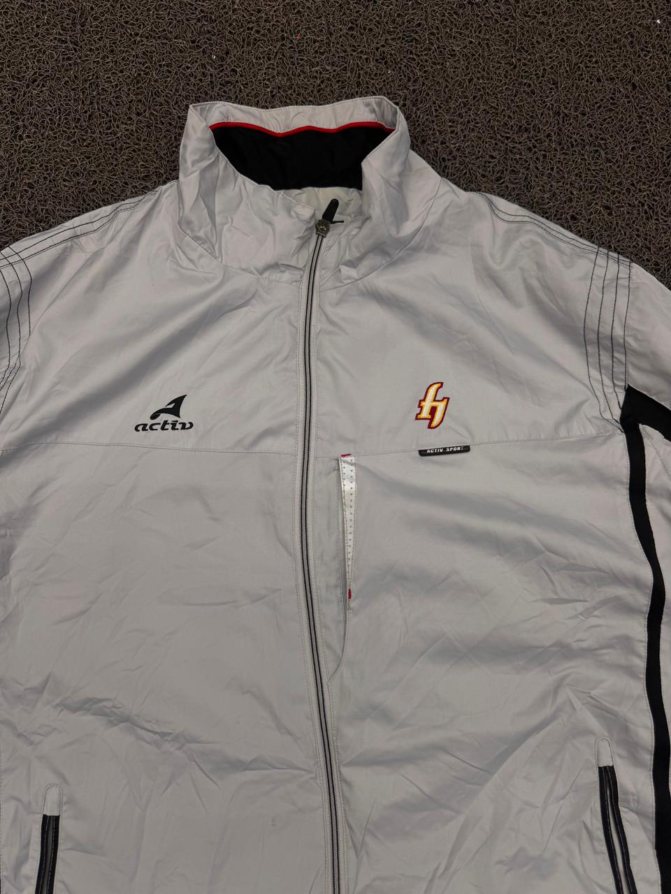 Lightweight Full-Zip Windbreaker Jacket