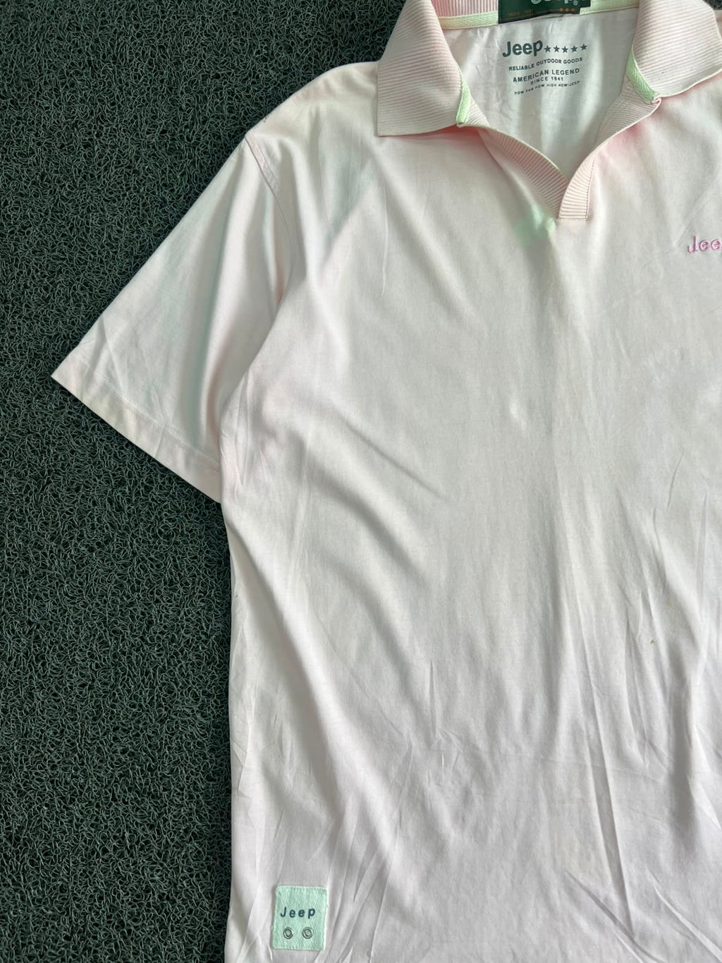 Jeep Classic Cotton Polo T-Shirt ⚠️ Small Stain