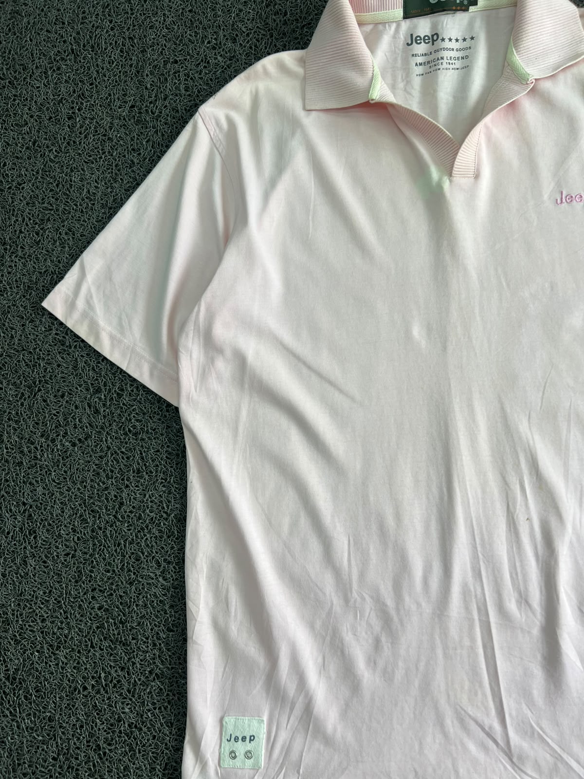 Jeep Classic Cotton Polo T-Shirt ⚠️ Small Stain