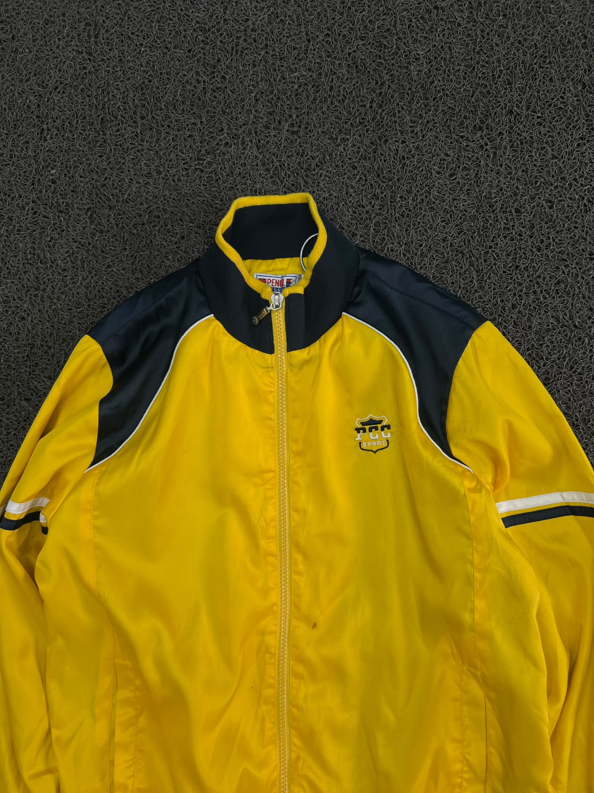 Vintage Yellow Performance Track Jacket
