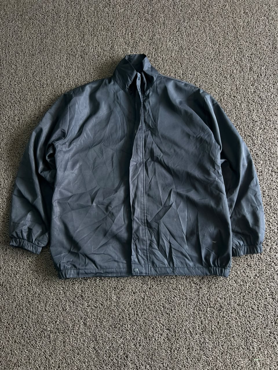 Full-Zip Stand Collar Windbreaker Jacket