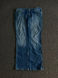 Wrangler Dark Wash Straight Leg Thrift Jeans