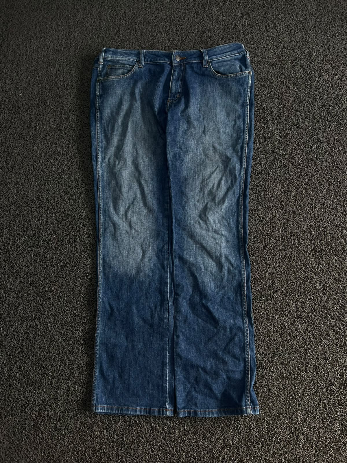 Wrangler Dark Wash Straight Leg Thrift Jeans
