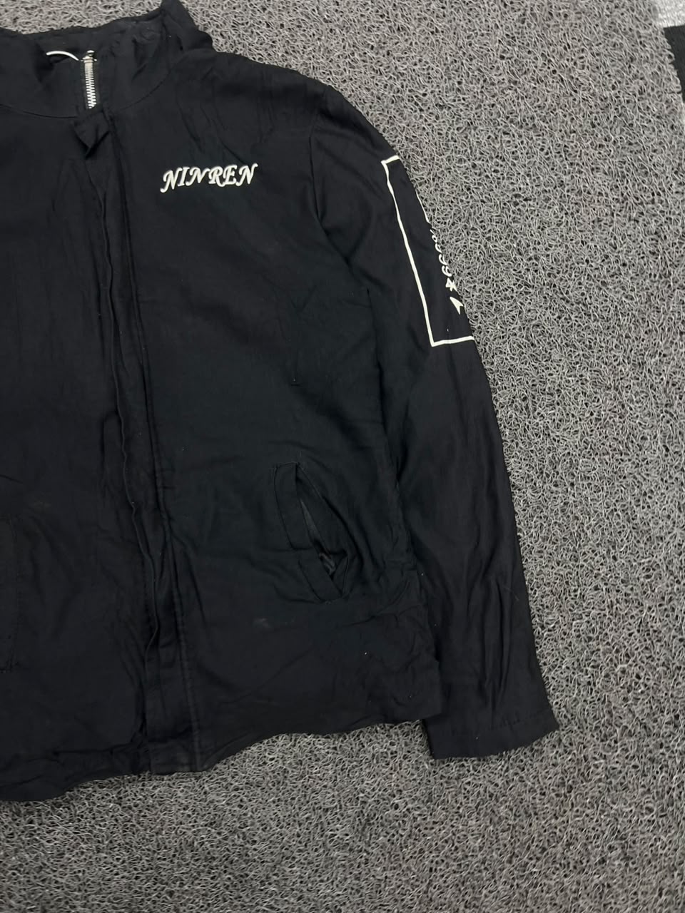 Vintage Ninren Embroidered Full Zip Lightweight Jacket