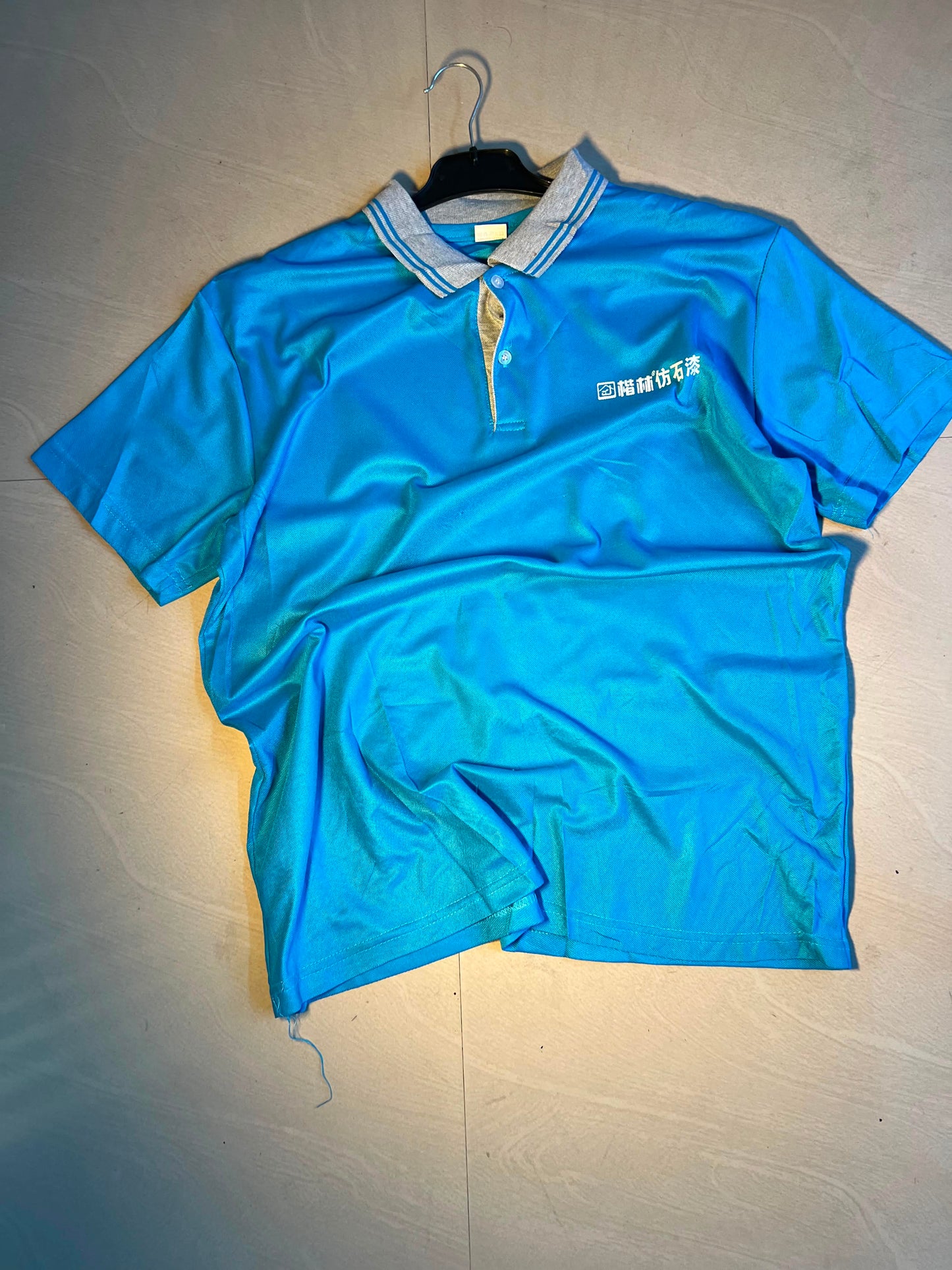 Vintage Blue Workwear Polo T-Shirt