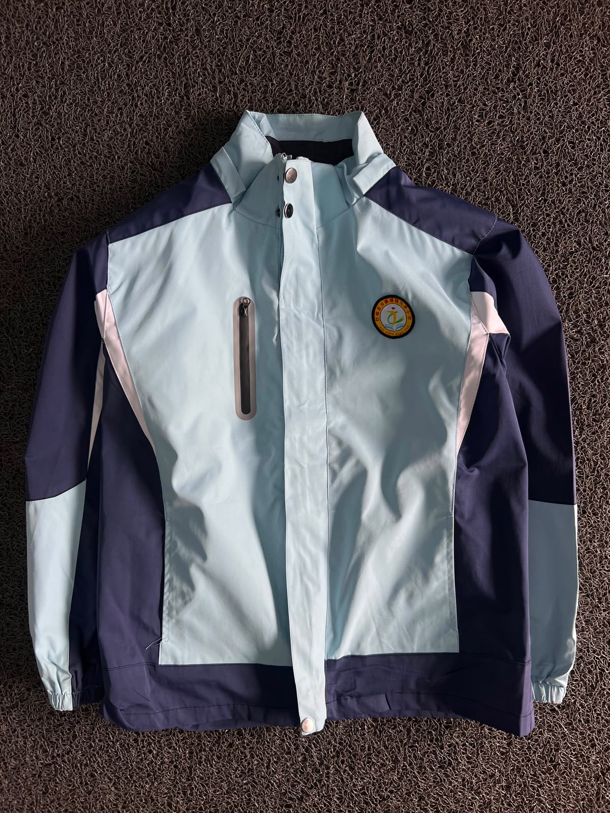 Men's Colorblock Hooded Windbreaker Jacket