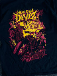 Mean Deal Devil Graphic Motorcycle T-Shirt – Streetwear Biker Tee