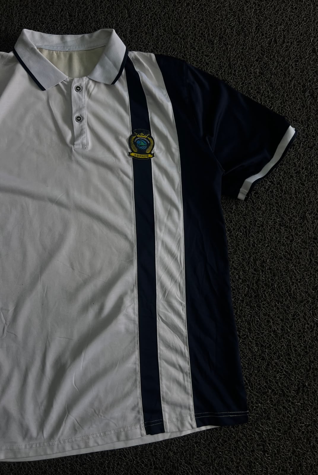 Polo T-Shirt with Embroidered Crest logo