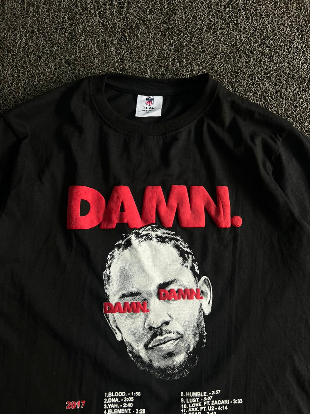 Kendrick Lamar "DAMN." Album Graphic T-Shirt