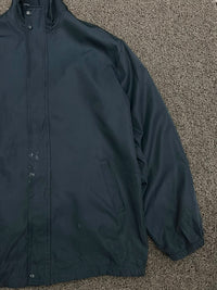 Vintage Navy Full Zip Windbreaker Jacket – Lightweight Casual Outerwear