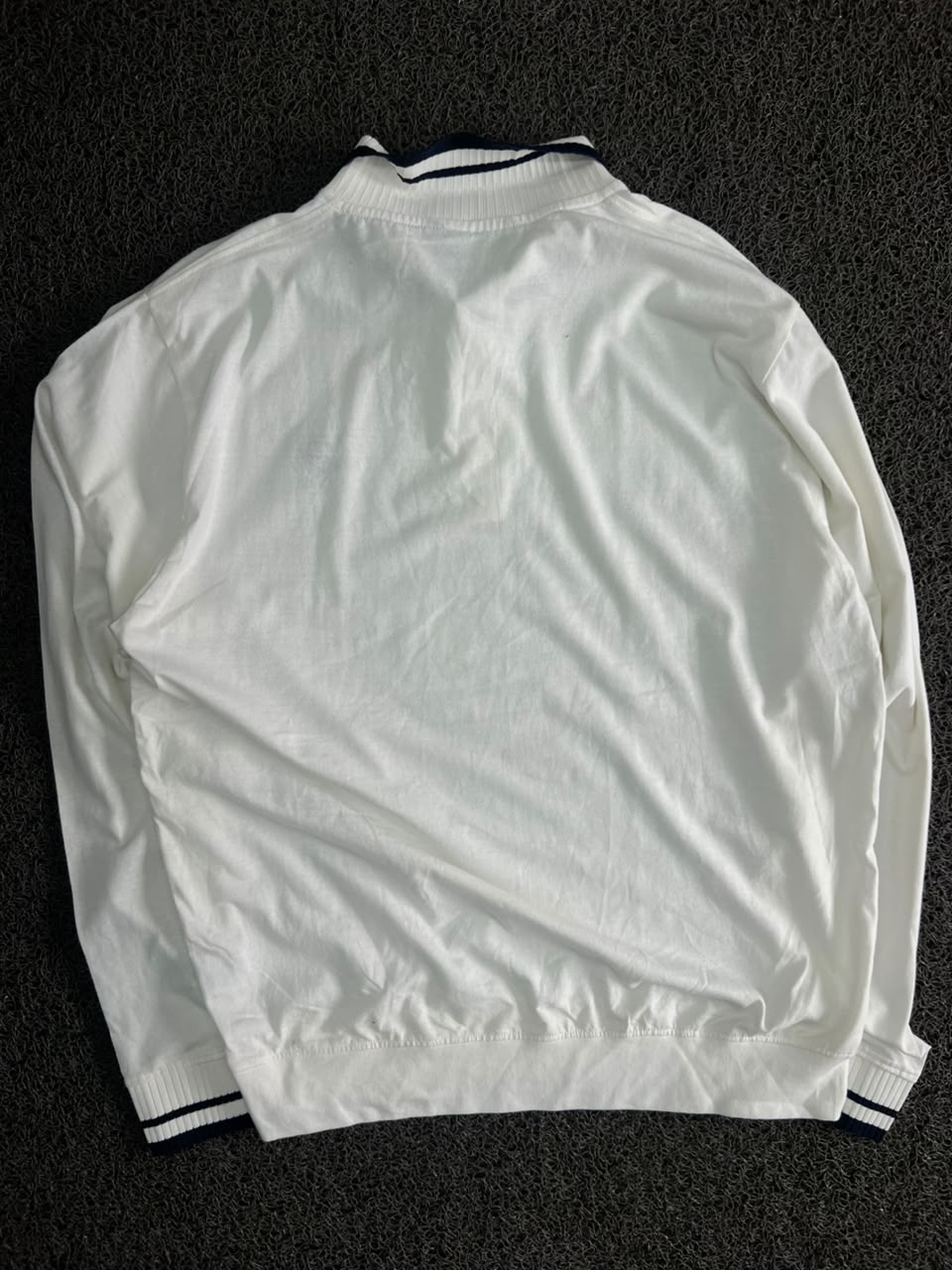 Ralph Lauren White Long Sleeve Polo Sweatshirt