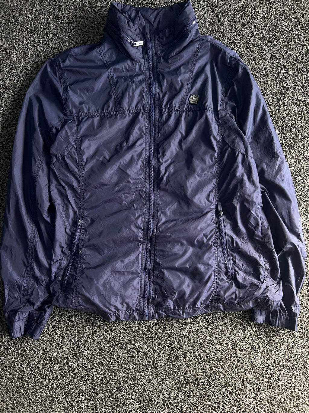 Element Navy Lightweight Full Zip Windbreaker Jacket