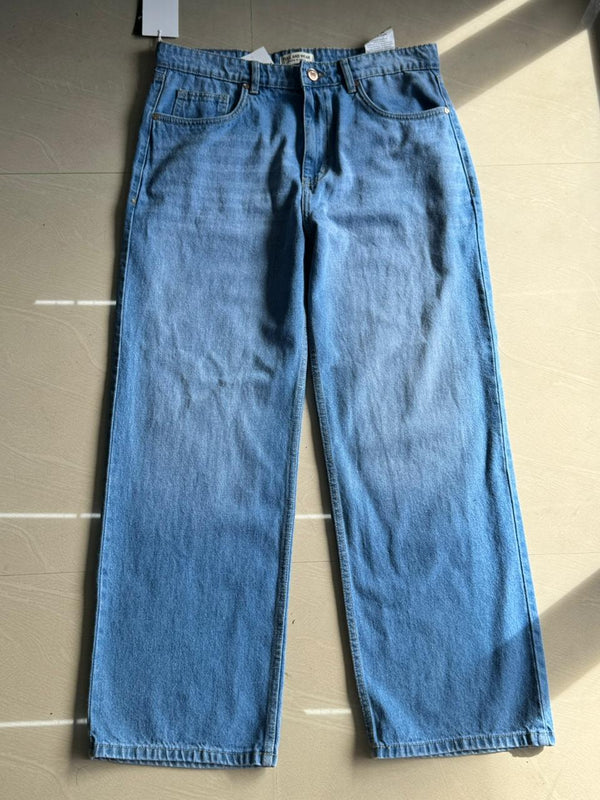Light Blue Wide Leg Jeans