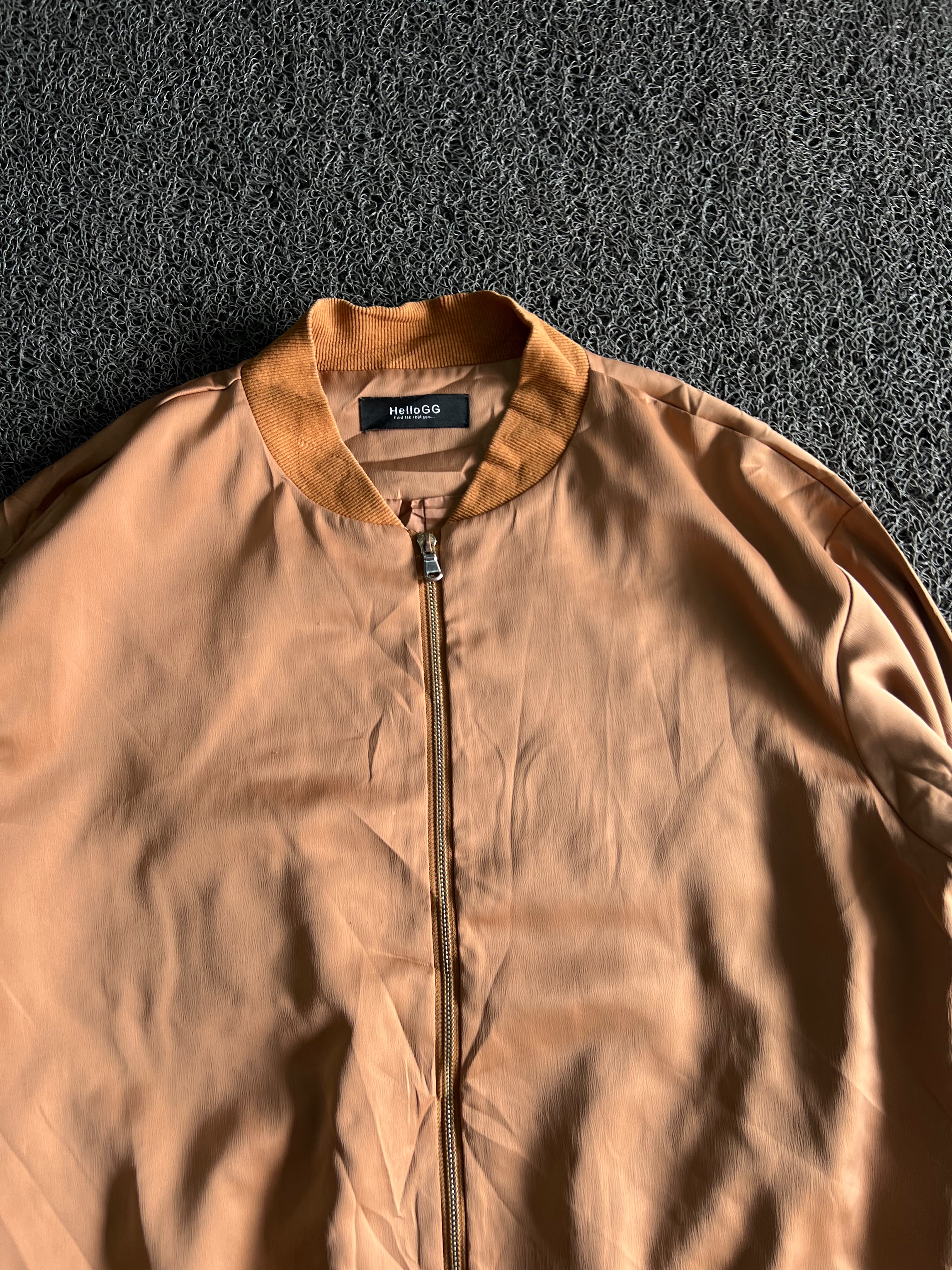 Premium Camel Casual Bomber Jacket