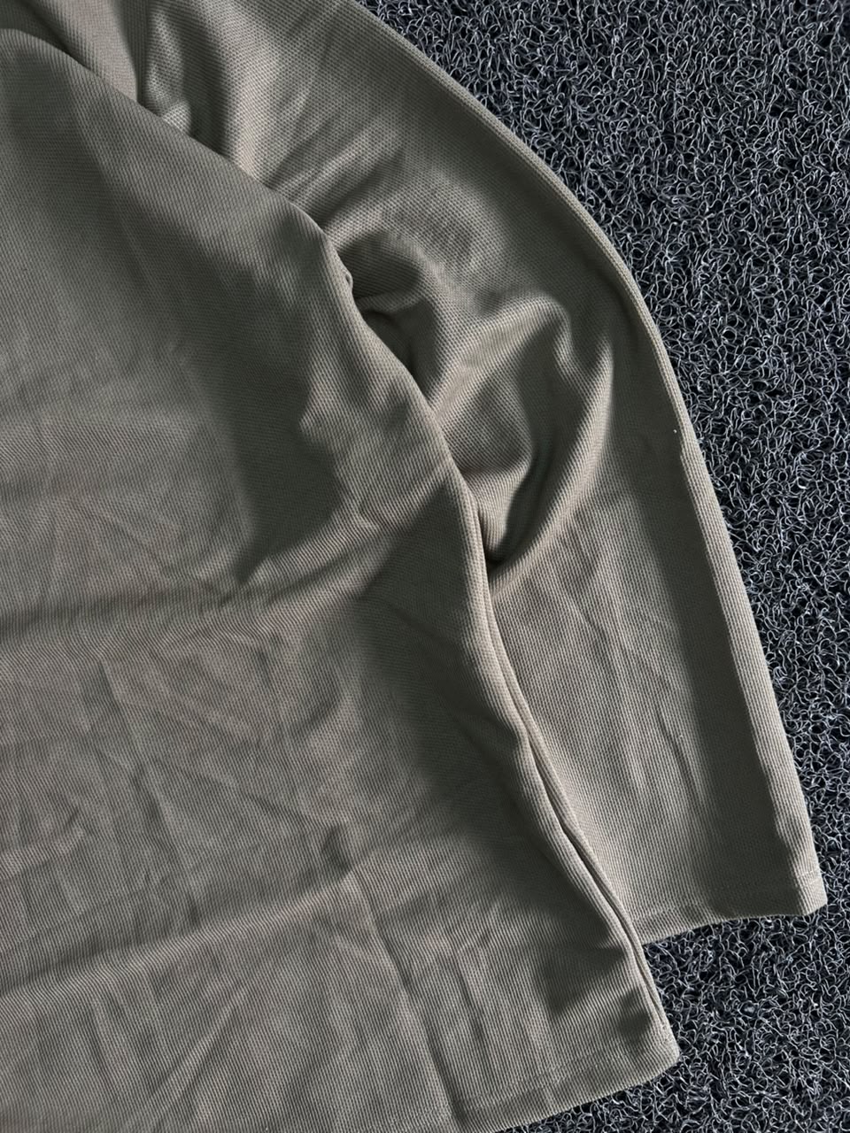 Olive Green Long Sleeve Henley T-Shirt for Men