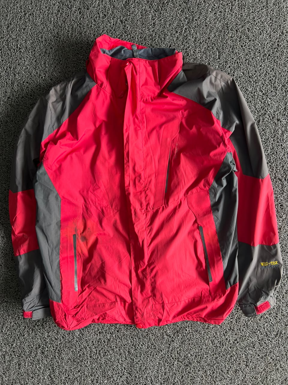 Waterproof Outdoor Rain Jacket – Lightweight Hooded Shell (WEI-TEX)
