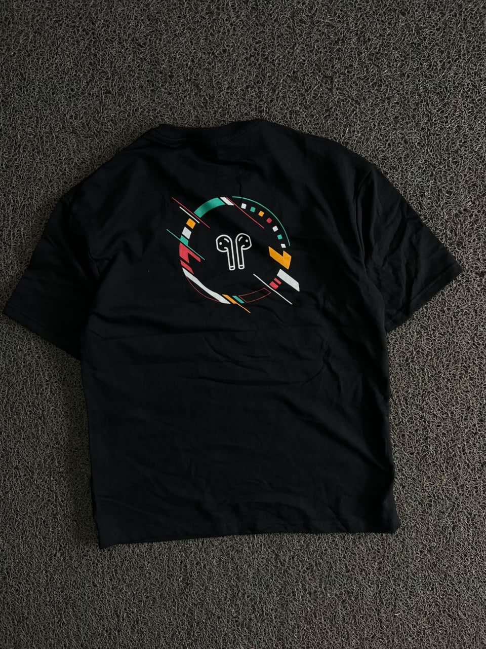 Graphic Crew-Neck Short-Sleeve T-Shirt with Chest Print