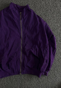 Vintage Purple Zip-Up Jacket
