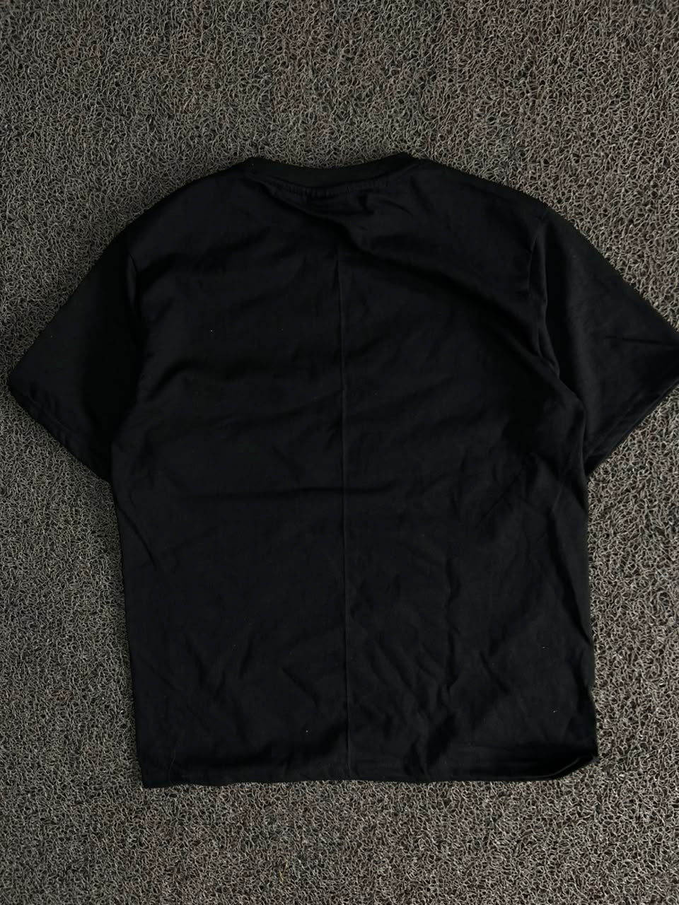 Saint Louis Plain Black Crew Neck T-Shirt
