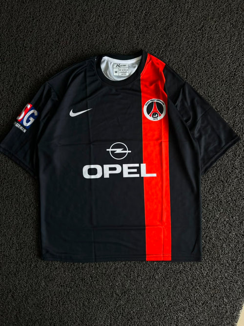 Ronaldinho #21 PSG 2001/02 Black Home Retro Football Jersey – Five Sleeve