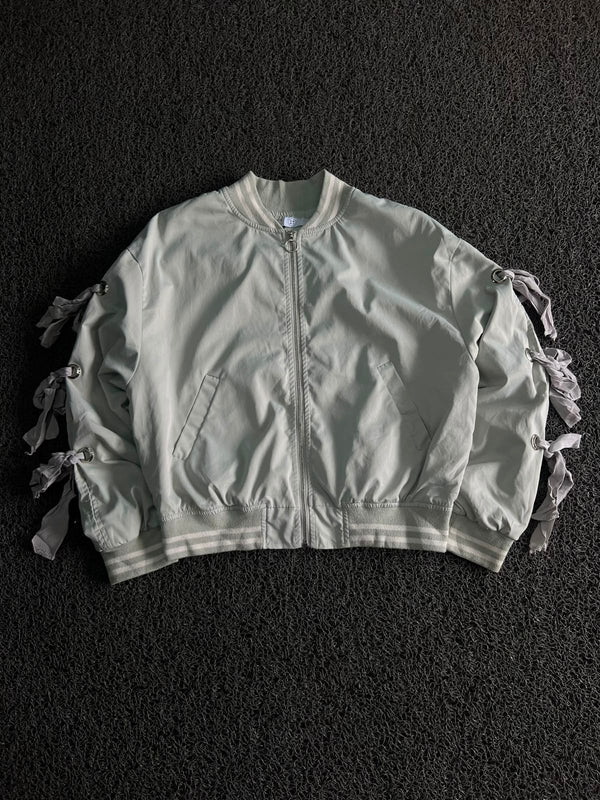Premium Ribbon Sleeve Casual Jacket