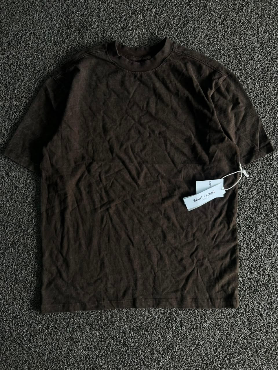 Saint x Louis Essential Oversized Black T-Shirt